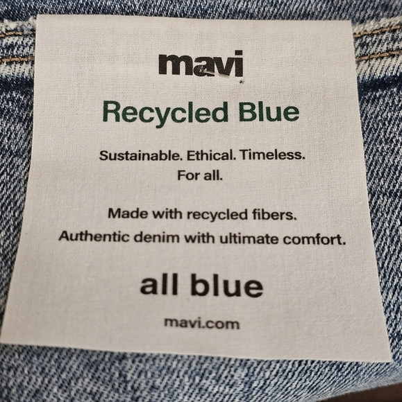 Mavi Soho Tapered Leg High Rise | Light Ripped Recycle BlueSize 27/29 - Picture 8 of 15